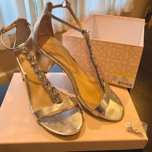 Jewel Badgley Mischka Lindsey Block Heel Sandals